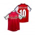 Camisola Arsenal BERGKAMP 10 2001 Retro Homem Equipamento Primeiro 2002 Manga Curta